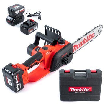 Акумуляторна пила Makita DUC130Z RED (48V 6Ah шина 30см) Безщіткова АКБ пила Макіта для обрізання дерев 2474050018 фото