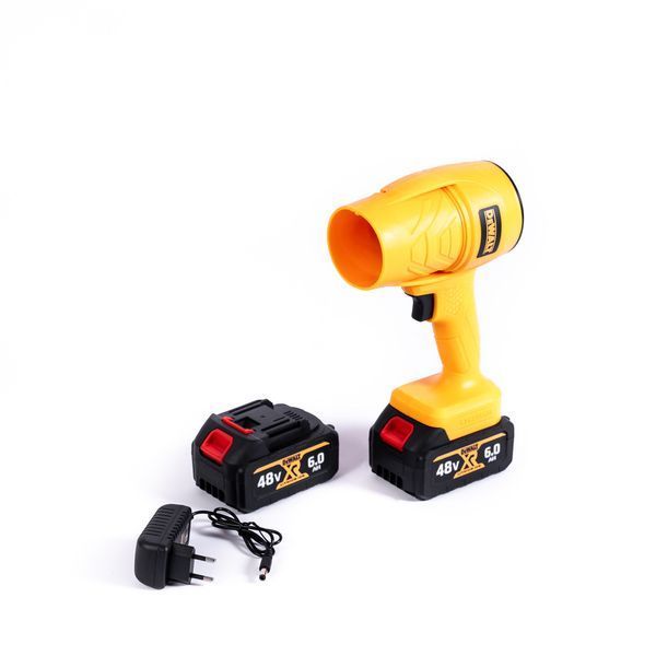 Садова акумуляторна безщіткова повітродувка DeWalt 48V | Для прибирання листя газону та доріжок | 220 м/с 77737 фото
