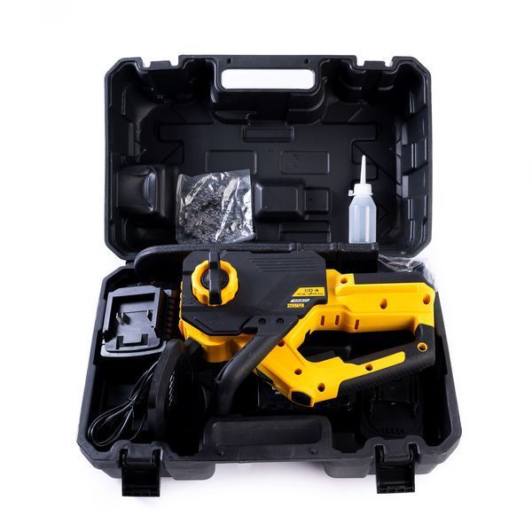 Бесщеточная аккумуляторная пила DeWalt DCM565N (48V 6Ah 30см) АКБ пила Деволт с автоматической системой смазки 77719 фото