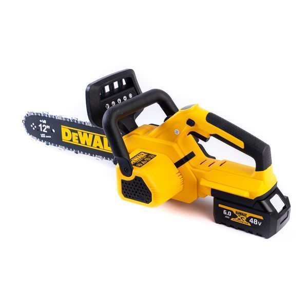 Бесщеточная аккумуляторная пила DeWalt DCM565N (48V 6Ah 30см) АКБ пила Деволт с автоматической системой смазки 77719 фото