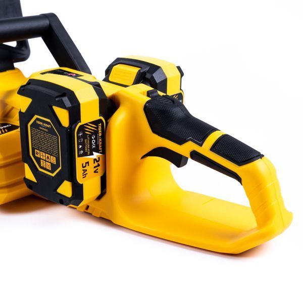 Бесщеточная аккумуляторная пила TigerKraft TG12 PRO (21V 5Ah) Цепная пила Тайгеркрафт 40см с одновременной работой от 2 АКБ TG12 PRO фото