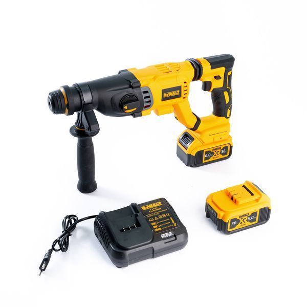 Аккумуляторный трёхрежимный перфоратор DeWalt DCH133NT (36V 6Ah) Бесщеточный АКБ перфоратор Деволт с кейсом 355189 фото