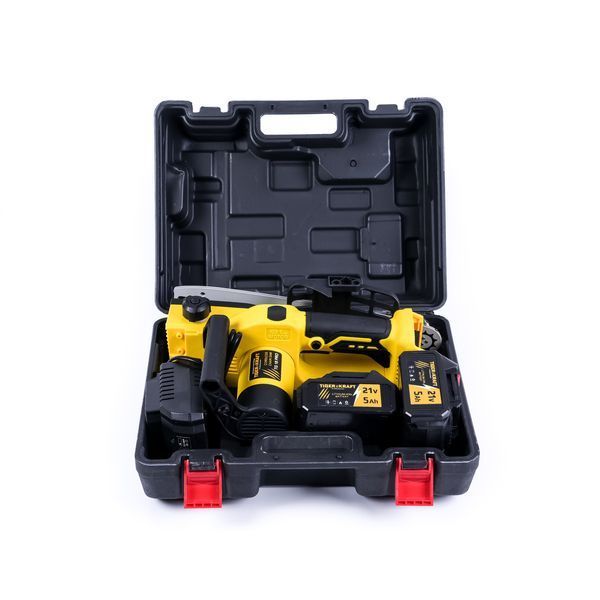 Пила безщіткова акумуляторна TigerKraft TG18 PRO (21V 5Ah, шина 30см) АКБ пила Тайгеркрафт для обрізки дерев TG18 PRO фото