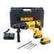 Аккумуляторный трёхрежимный перфоратор DeWalt DCH133NT (36V 6Ah) Бесщеточный АКБ перфоратор Деволт с кейсом 355189 фото 2