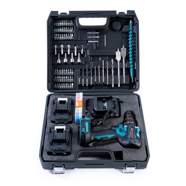Дриль-шуруповерт акумуляторний Bosch GSR-110li PRO (36V 6Ah) Безщітковий ударний шуруповерт Бош з комплектом насадок 564232 фото