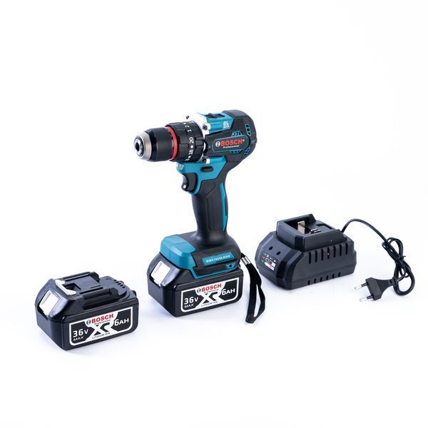 Дриль-шуруповерт акумуляторний Bosch GSR-110li PRO (36V 6Ah) Безщітковий ударний шуруповерт Бош з комплектом насадок 564232 фото