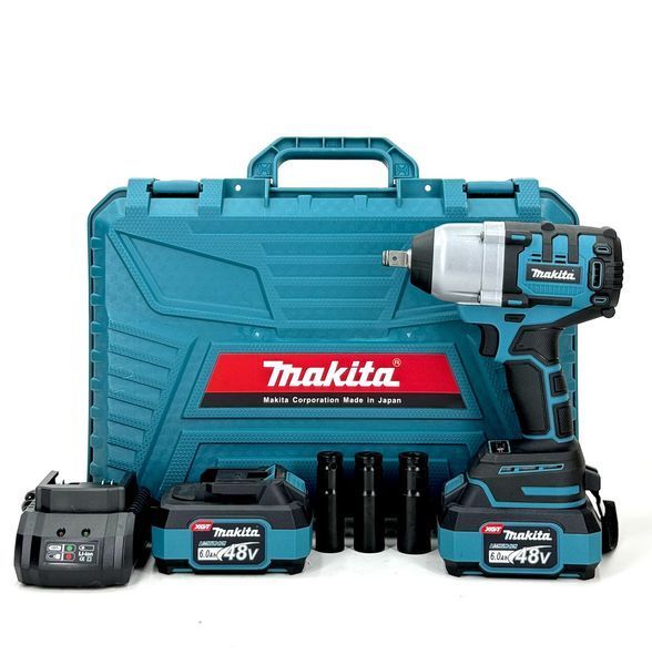 Акумуляторний ударний гайковерт Makita DTW288 (48V 6Ah) АКБ безщітковий гайковерт Макіта з насадками в комплекті 2350617642 фото
