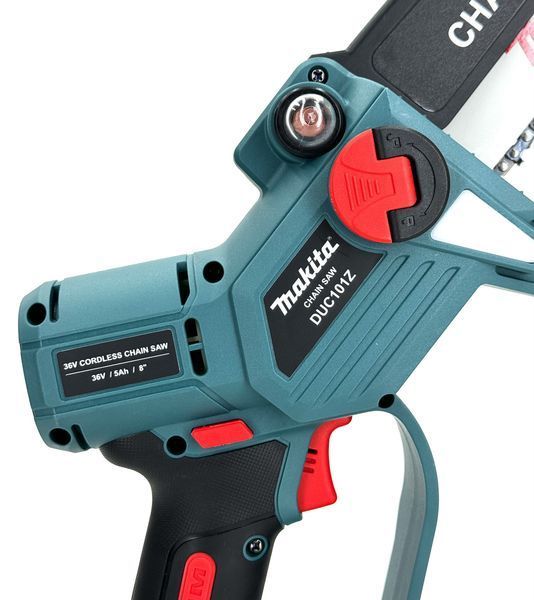Аккумуляторная бесщеточная пила Makita DUC101Z (36V 5Ah) АКБ пила Макита с шиной 20 см и дисплеем для обрезки веток 2360230027 фото