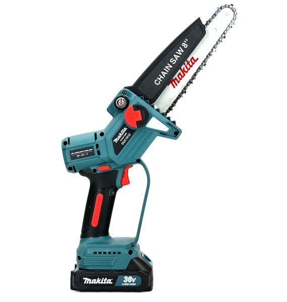 Аккумуляторная бесщеточная пила Makita DUC101Z (36V 5Ah) АКБ пила Макита с шиной 20 см и дисплеем для обрезки веток 2360230027 фото