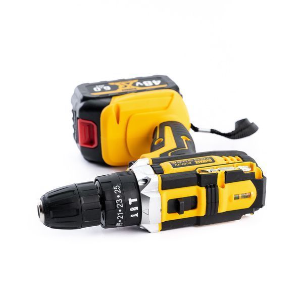 Набор 2в1 DeWalt (Шуруповерт DCD707N и Гайковерт DCF893F) Аккумуляторный набор Деволт 48V с комплектом оснастки в кейсе 77734 фото