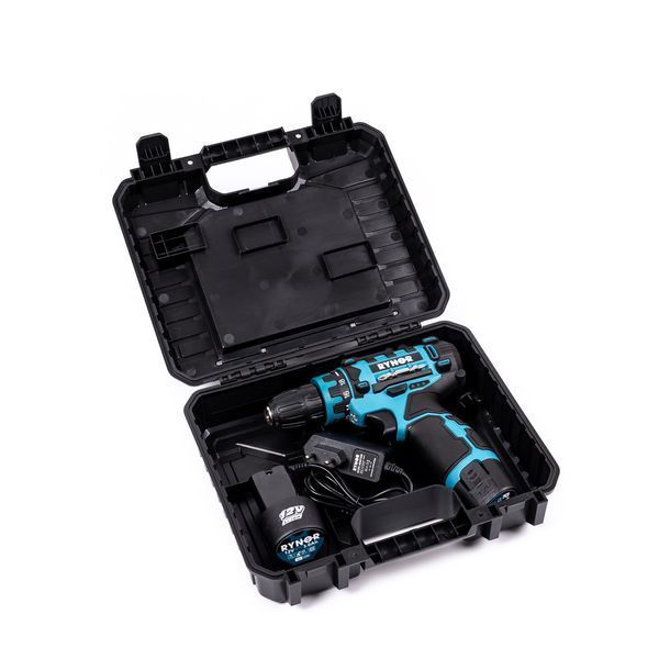 Акумуляторний шуруповерт Rynor ​​FIX5 PRO (12V, 3Ah, патрон 10мм) АКБ дриль-шуруповерт Райнор для гвинтів та шурупів FIX 5 PRO фото