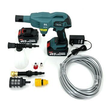 Портативна акумуляторна міні-мийка Makita Hw33 (48V 6Ah 40 бар) Ручна безщіткова автомийка Макіта з двома АКБ 2365580244 фото