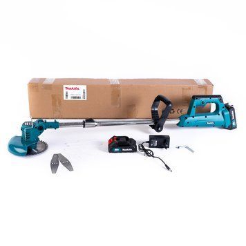 Акумуляторна коса Makita DUR195ZLX (48V 5Ah) Безщітковий триммер Макіта з двома АКБ для садових робіт 2626198197 фото